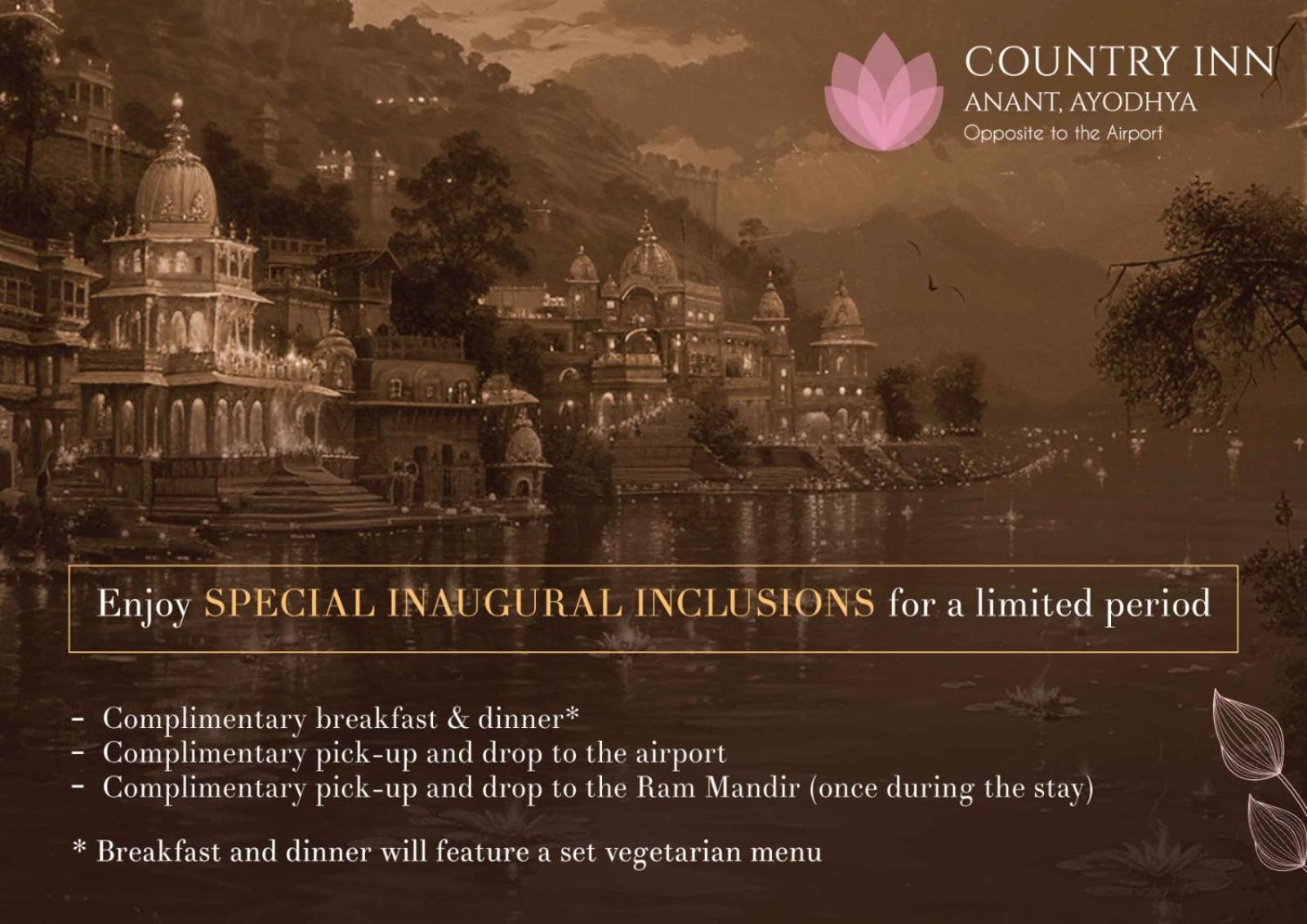 Country Inn Ayodhya - Opposite Airport Esterno foto