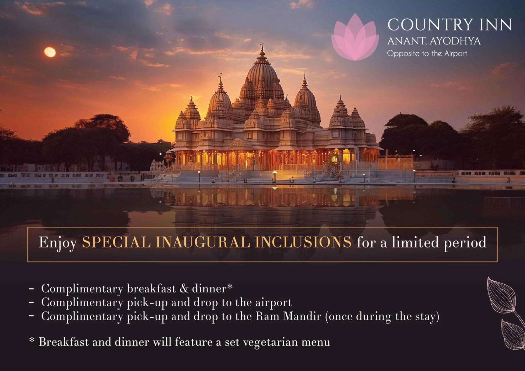 Country Inn Ayodhya - Opposite Airport Esterno foto
