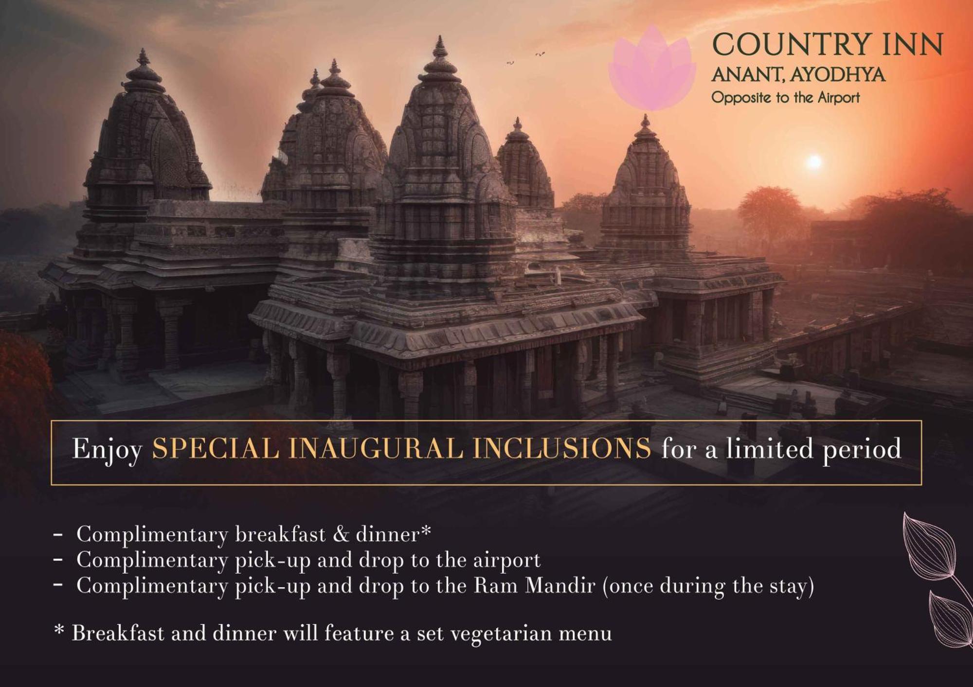 Country Inn Ayodhya - Opposite Airport Esterno foto